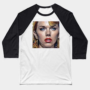 Scarlett  en face Baseball T-Shirt